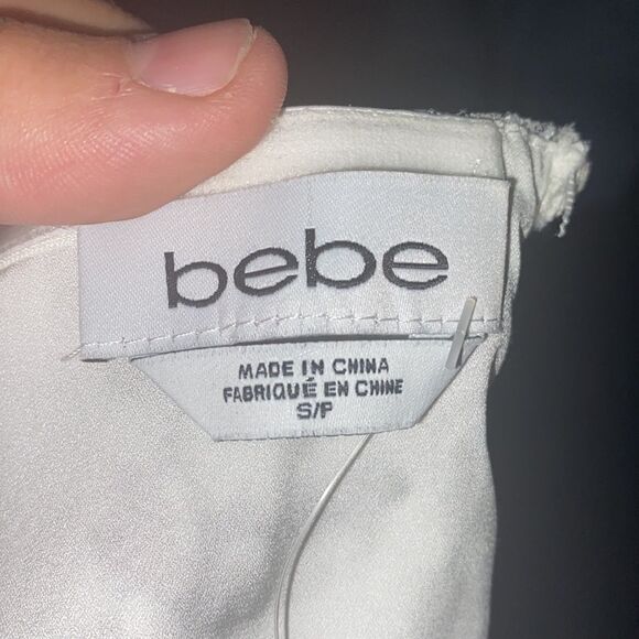 Bebe Lace Karen Two (2) Piece Top and Skirt Set Feminine Contemporary Event - Picture 6 of 14